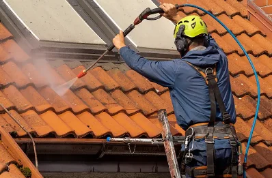 Démoussage et hydrofuge de toiture à Tragny